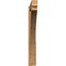 Ekena Millwork Thorton Block Rough Sawn Outlooker, Western Red Cedar, 6"W x 48"D x 48"H OUT06X48X48THR05RWR - alternate 3
